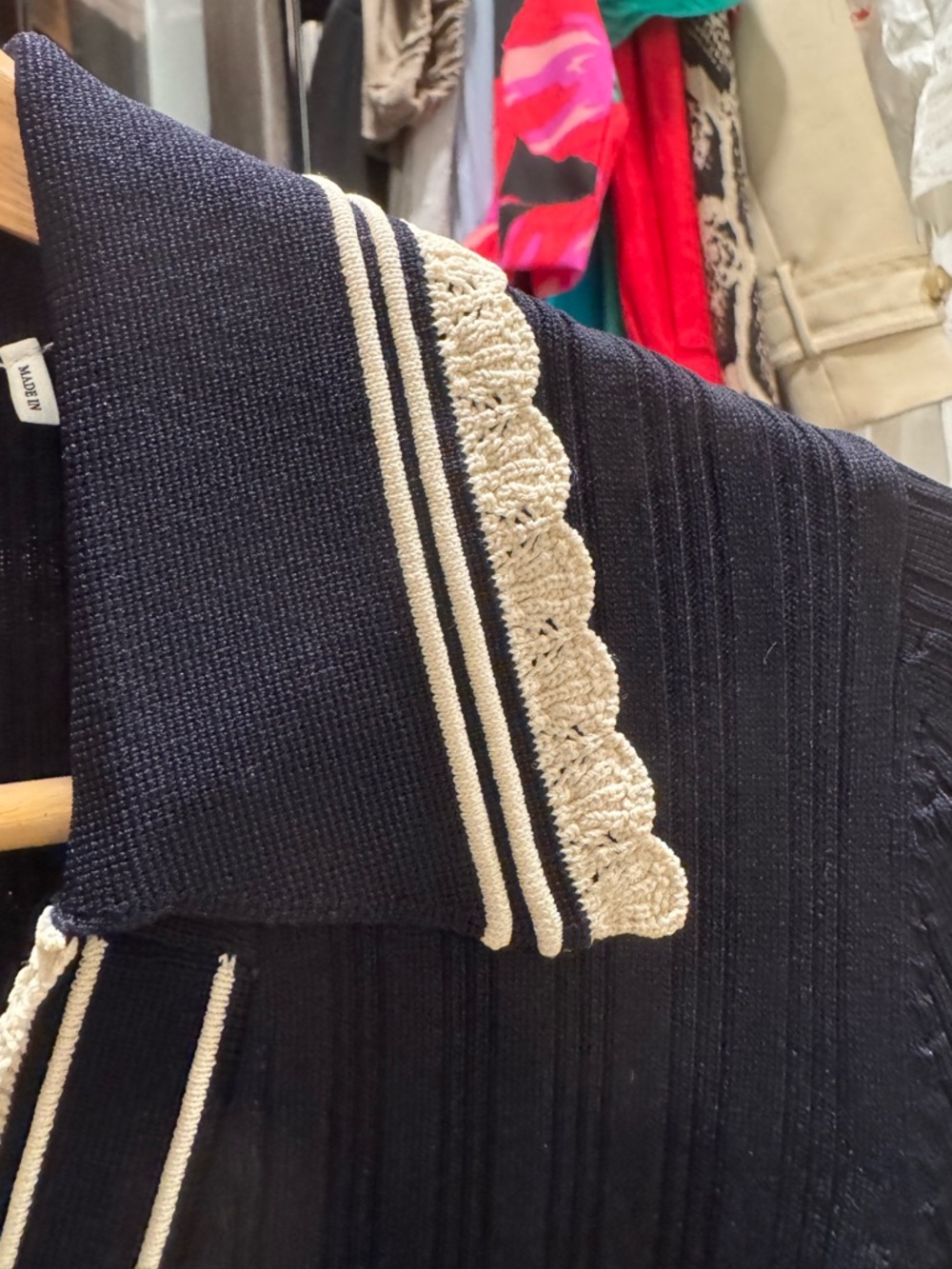 SANDRO Alexandrine Long Sleeve Sweater Dress - Picture 12 of 15